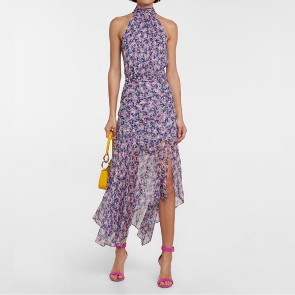 Veronica Beard Silk Halter “Leia” Dress, size 6 - Picture 1 of 6